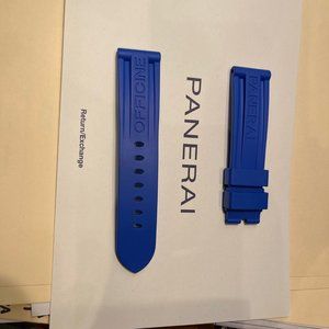 Panerai watch band Blue size XL